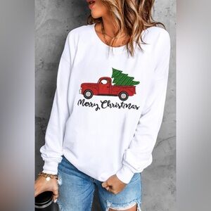 MERRY CHRISTMAS Graphic Sweatshirt